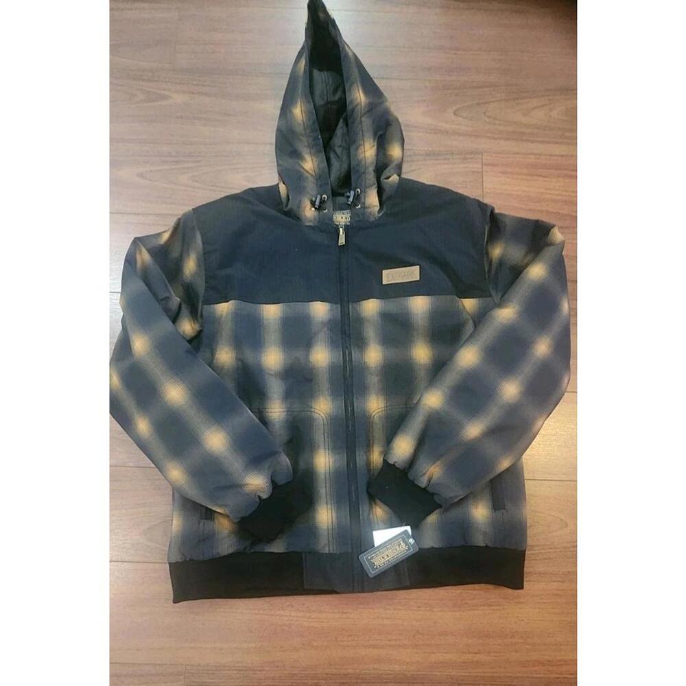 Pendleton Journey West Black Blue Hooded Jacket XL,